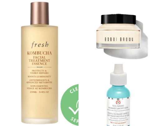 Skincare must haves - 30s edition cover photo collage