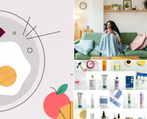 Lifestyle and Wellness cover photo collage