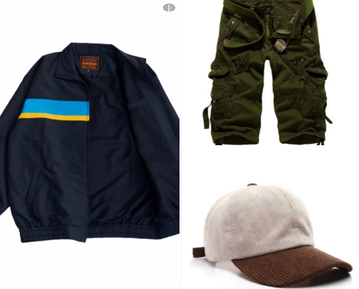 Outfit dan aksesoris cowo cover photo collage
