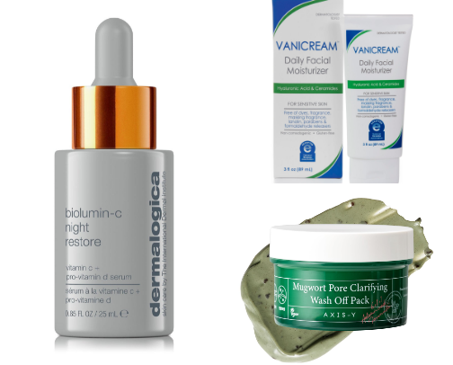 SKINCARE FAVES FOR OILY/ACNE/SENSITIVE SKIN cover photo collage