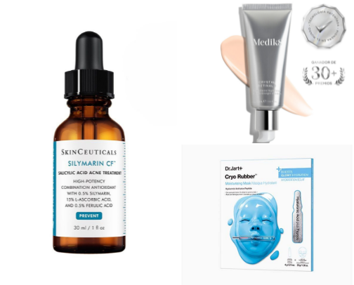 My fav skincare for sensitive mixed type skin cover photo collage