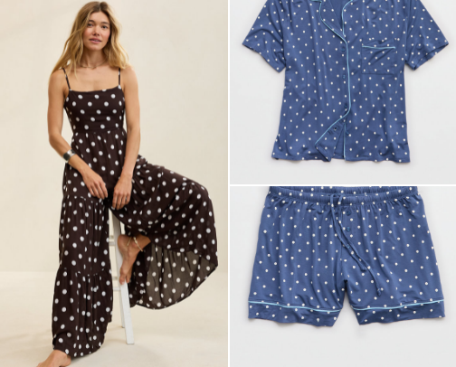 Trendy Polka Dot Clothes for Spring cover photo collage