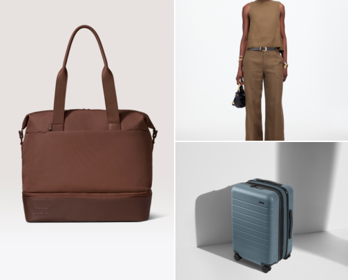 Morocco & Egypt Packing List for Women: Away, Béis, Calpak Bags & Modest Layers cover photo collage