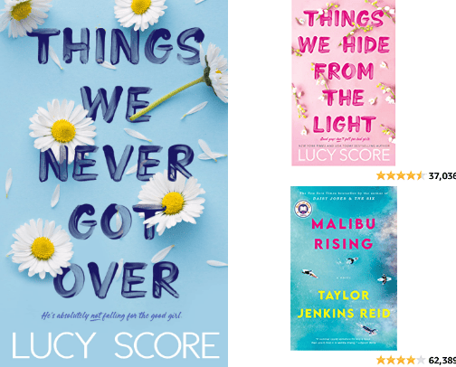 romcom books🌹 cover photo collage