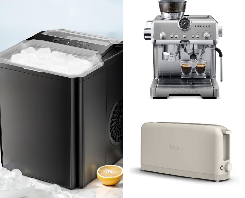 Household appliances cover photo collage
