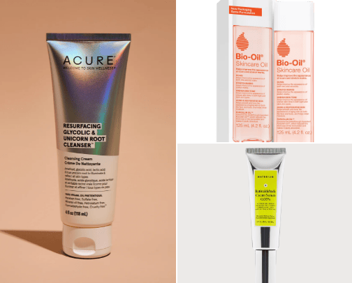 Skincare Products cover photo collage