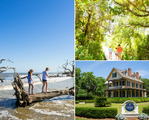 Visit Jekyll Island cover photo collage