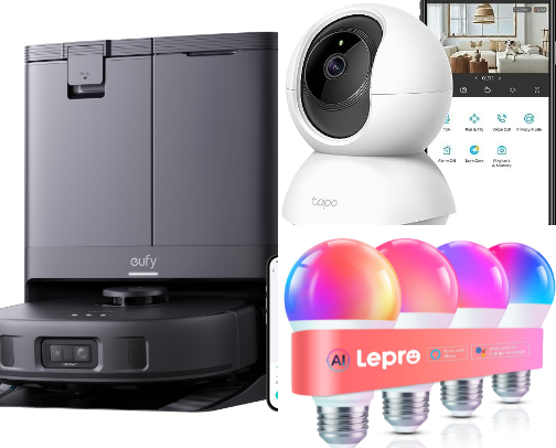 Smart Home Essentials: Upgrade Your Space Effortlessly! 🏡 cover photo collage