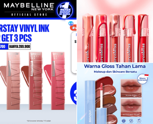 Maybelline Superstay Matte Ink 💄 cover photo collage