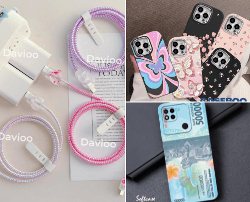 Aksesoris HP cover photo collage