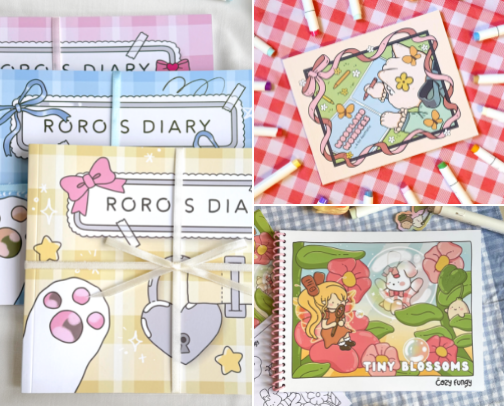 Alcohol Marker Coloring Books cover photo collage