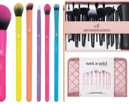 Favorite Makeup Brushes cover photo collage