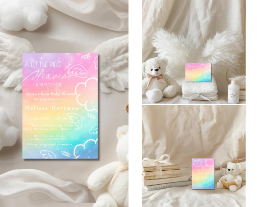 Little Piece of Heaven  Rainbow cover photo collage