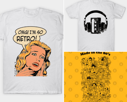 T-shirts cover photo collage