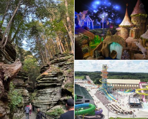 Wisconsin Family Vacations cover photo collage