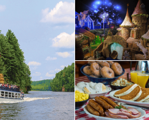 Wisconsin Family Vacations cover photo collage