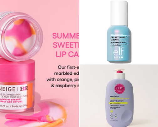 My favorite beauty recs cover photo collage