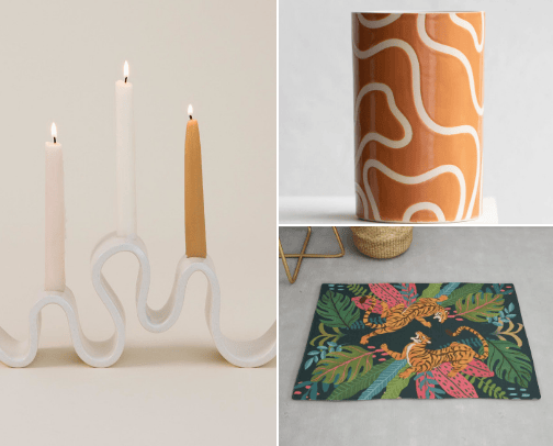 modern/home decor/🗿accessories/ essentials cover photo collage
