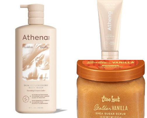 warm scented shower routine cover photo collage