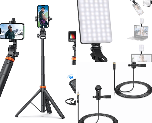 Content creator essentials cover photo collage