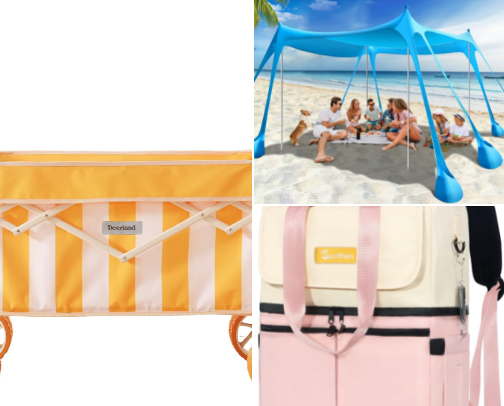 Beach Essentials Moms Swear By cover photo collage