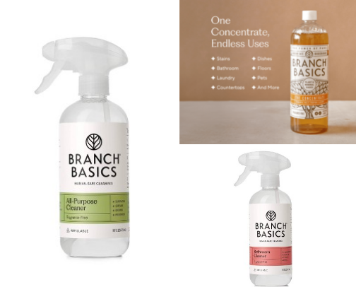 The ultimate guide to NON-TOXIC cleaning products cover photo collage