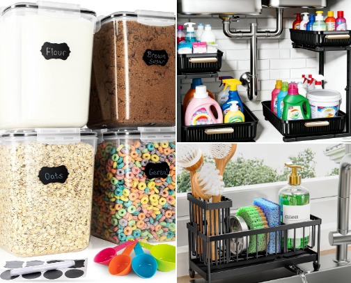 Smart kitchen storage cover photo collage