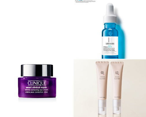 Skincare: Eye cover photo collage