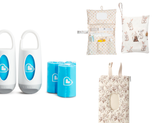 Diaper bag must haves for a momma of 2 under 2 cover photo collage
