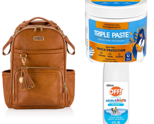 diaper bag must haves cover photo collage