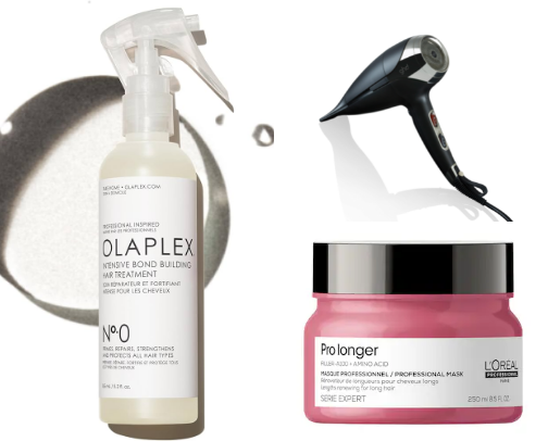 Hair repair for dry and damaged hair (hydration and shine routine) cover photo collage