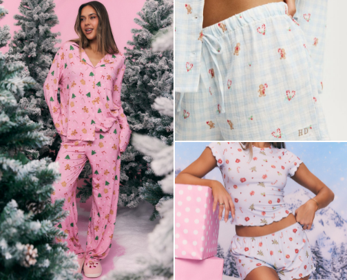Cozy christmas pyjamas! cover photo collage