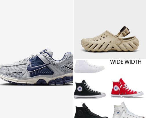 Everyday shoe day cover photo collage