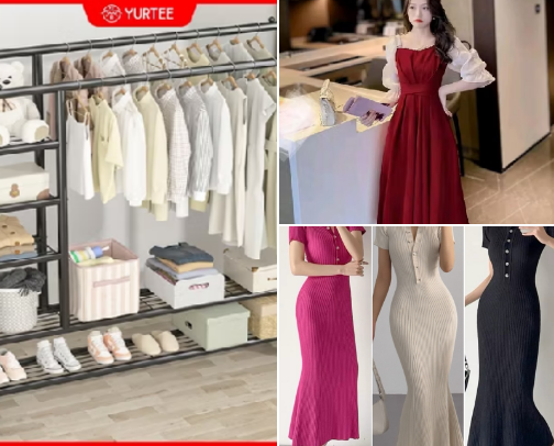 Clothes and dresses I like in my closet. cover photo collage