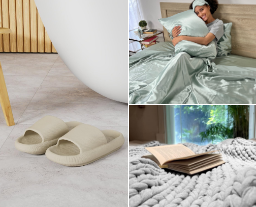 Creating My Cloud Sanctuary: The Best Cozy Essentials for Your Room & Desk cover photo collage