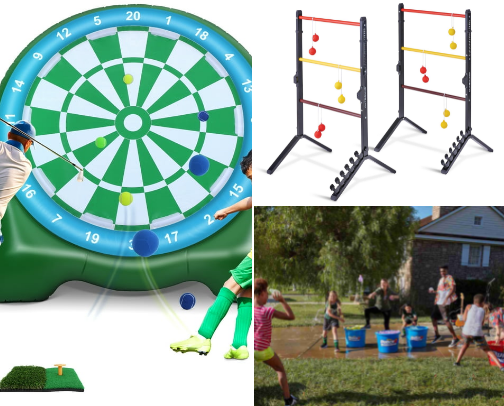 Outdoor Camping Games cover photo collage