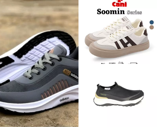 Shoe cover photo collage