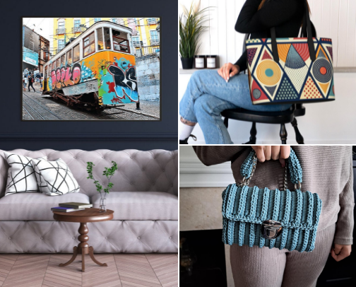 RoniBelle Co. Etsy Shop cover photo collage