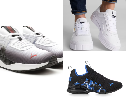 PUMA Men's & Wome's Shoes and Sneakers cover photo collage