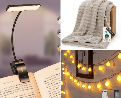 📚 Cozy Reading Essentials cover photo collage