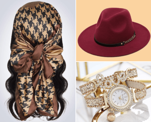 Shein accessories and jewelry cover photo collage