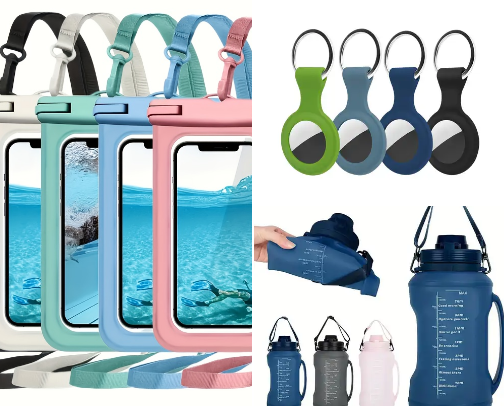 15 Travel Items Under $10 on Temu That Can Make Your Next Trip Easier cover photo collage