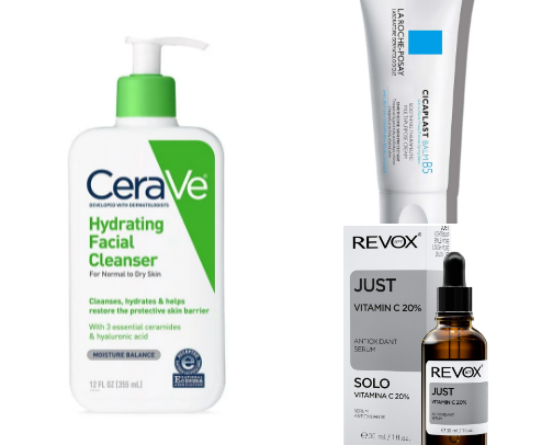 Skincare basics cover photo collage