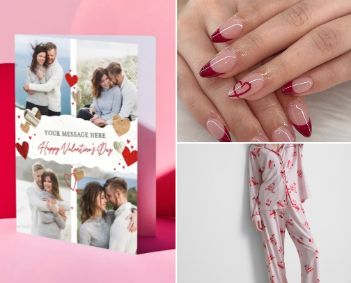 Valentine's Day 2026 cover photo collage