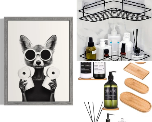 Bathroom cover photo collage