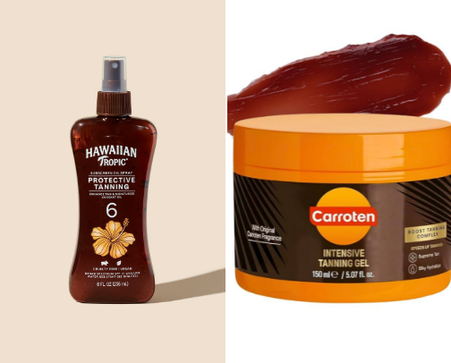 tanning favs cover photo collage