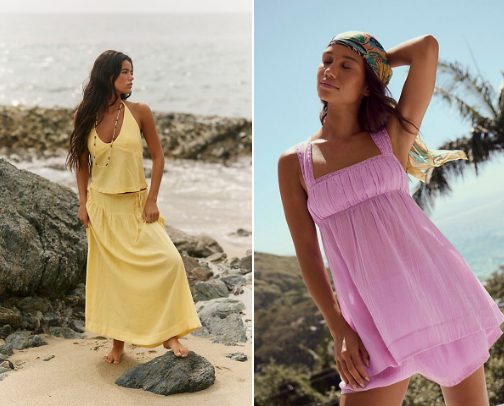 Best Natural Material Chloting Selection | Summer cover photo collage