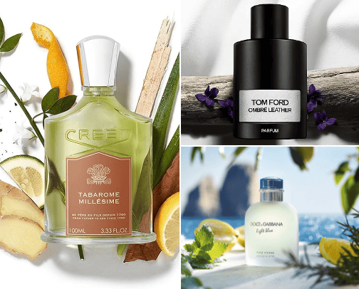 Your Men's Perfume List💋 cover photo collage