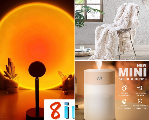 “Viral Cozy Home Finds That Make Every Night Feel Like a Pinterest Board” cover photo collage