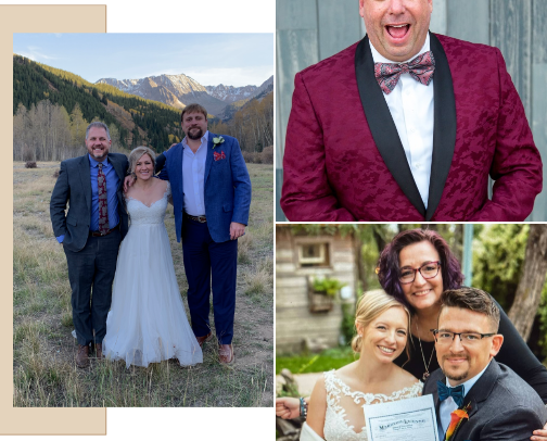 Wedding Officants cover photo collage